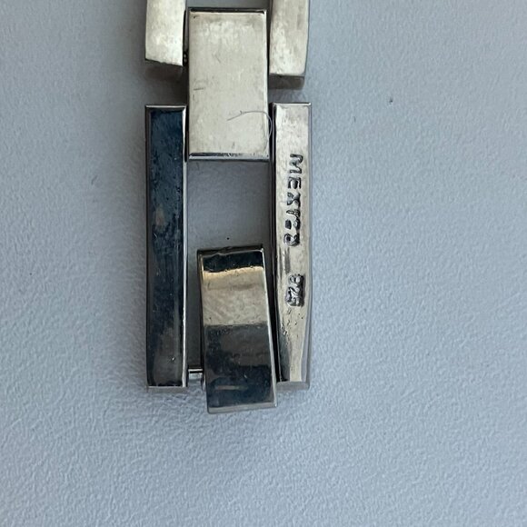 925 Sterling Silver bracelet Mexico 8" - Picture 8 of 8